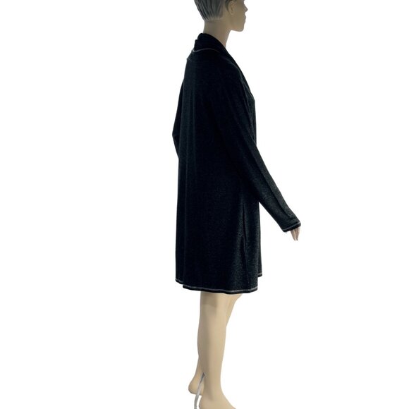 SOFT SURROUNDINGS Women’s Kimono Top Shawl collar Long Sleeve Size L - Picture 5 of 9